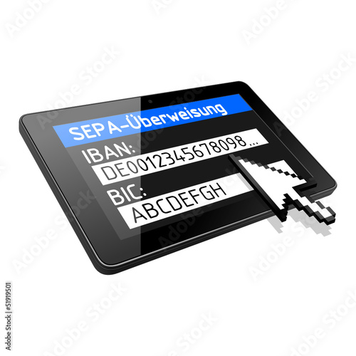tablet v2 sepa-ueberweisung I