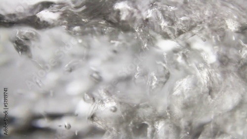 Wasser kocht im Zeitraffer