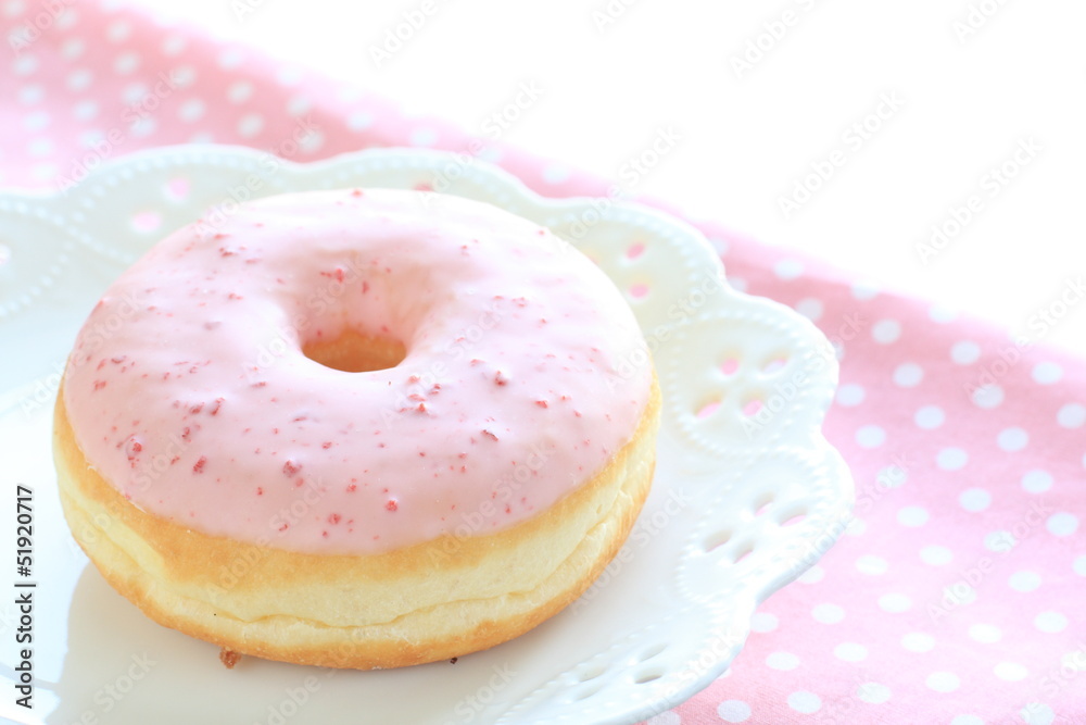 Strawberry donut Strawberry donut