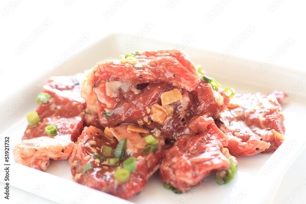 korean cuisine, seasoned beef for barbecue