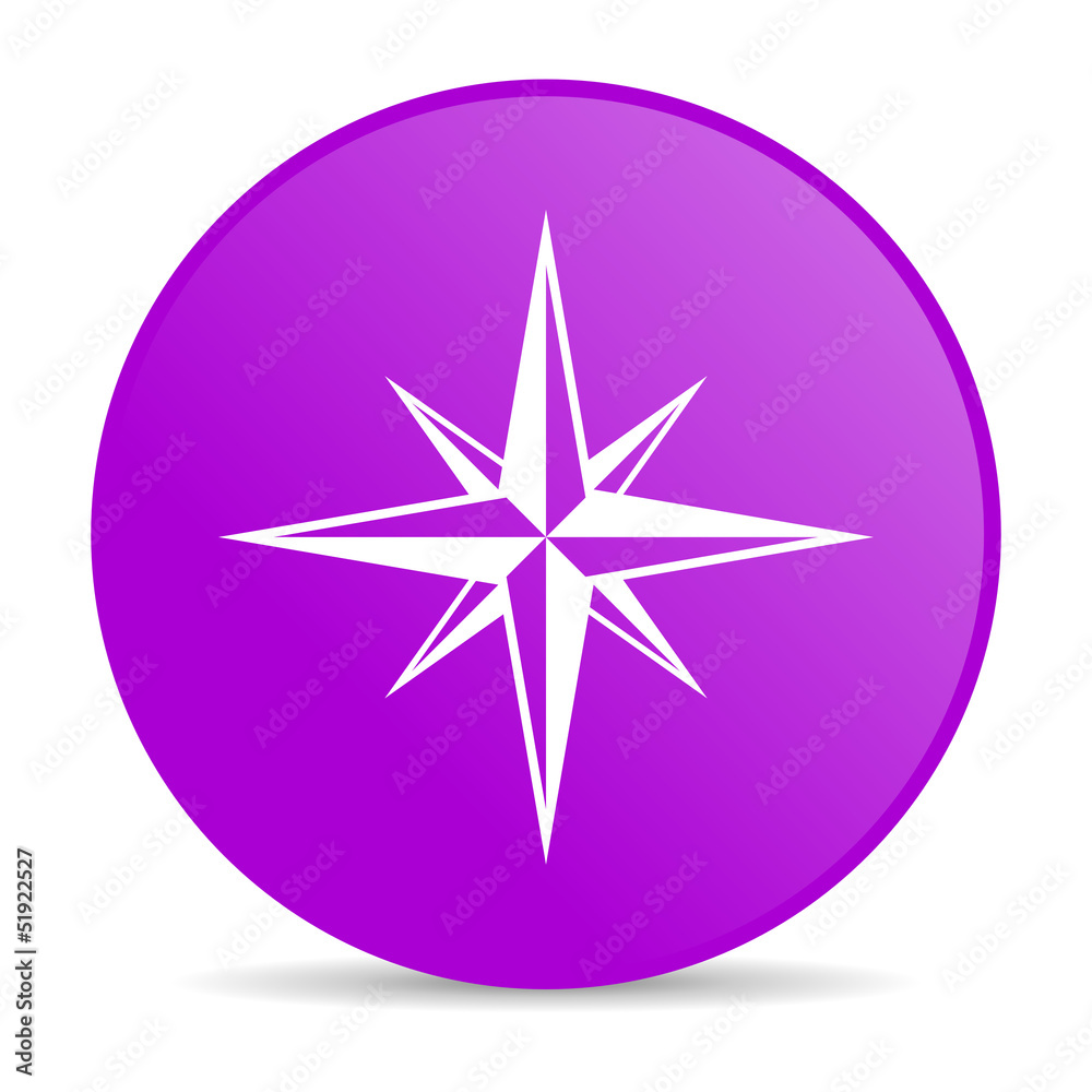 compass violet circle web glossy icon compass violet circle web glossy icon