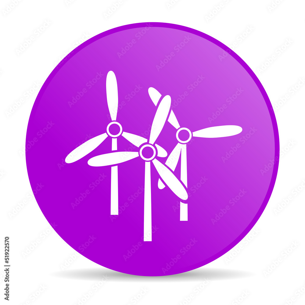 windmill violet circle web glossy icon windmill violet circle web glossy icon