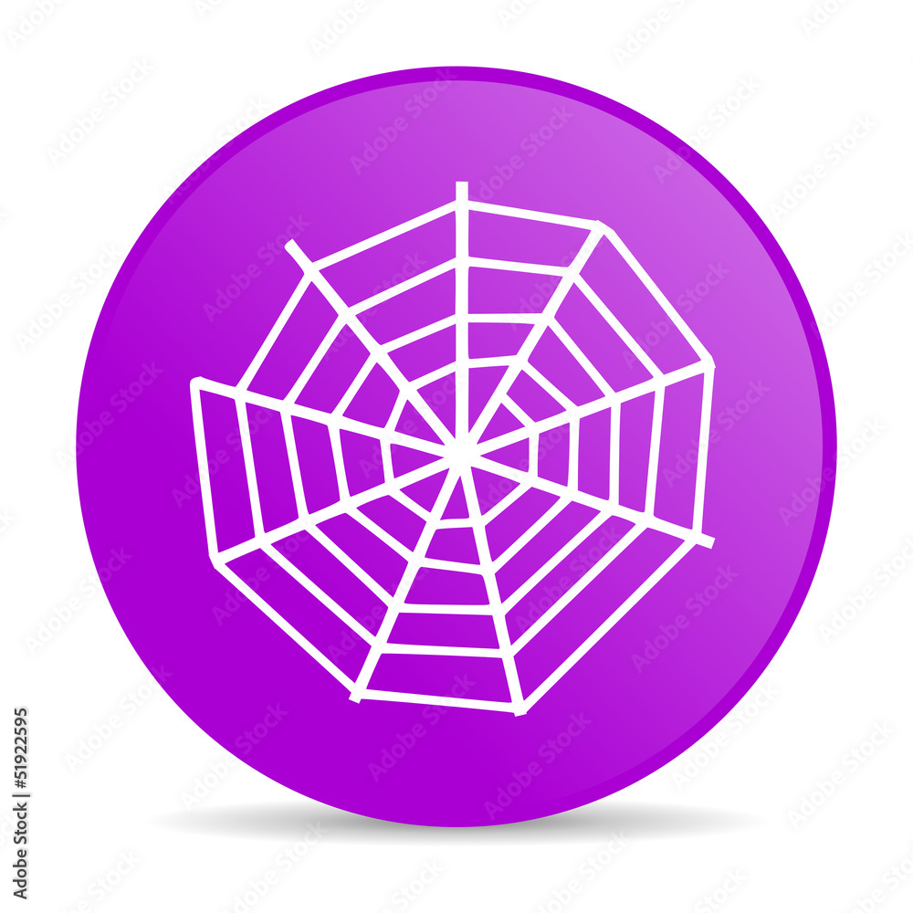 spider web violet circle web glossy icon spider web violet circle web glossy icon