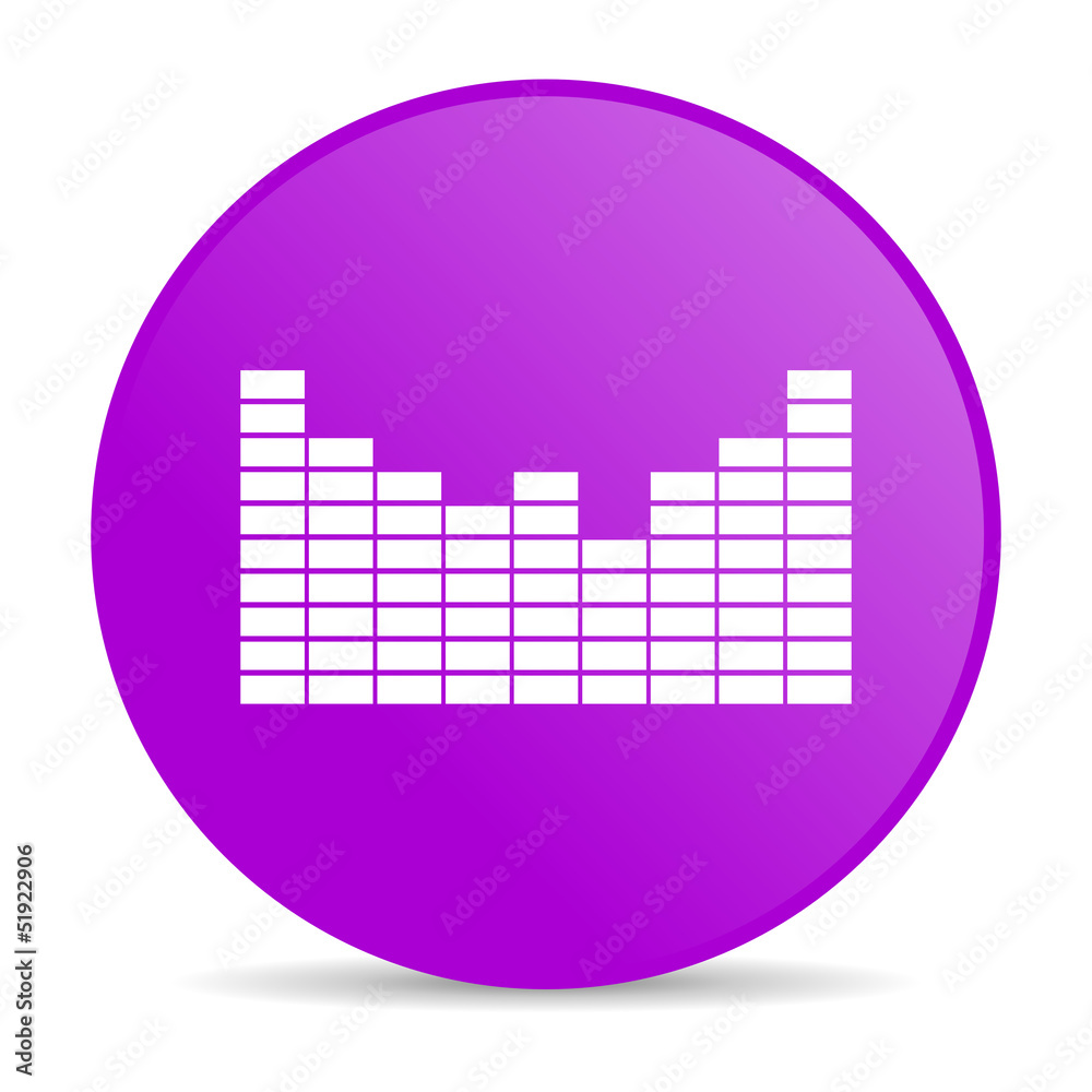 sound violet circle web glossy icon sound violet circle web glossy icon