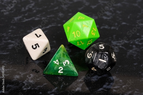 Unusual dice © Arena Photo UK photo