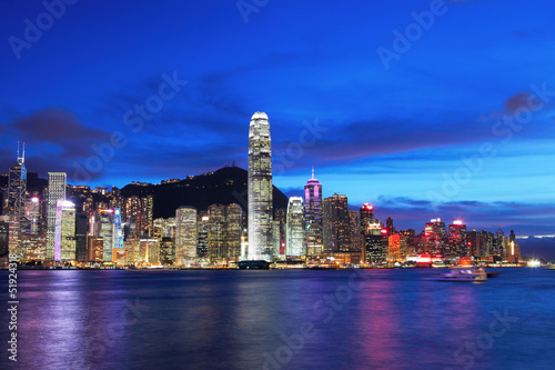 Victoria Harbor of Hong Kong