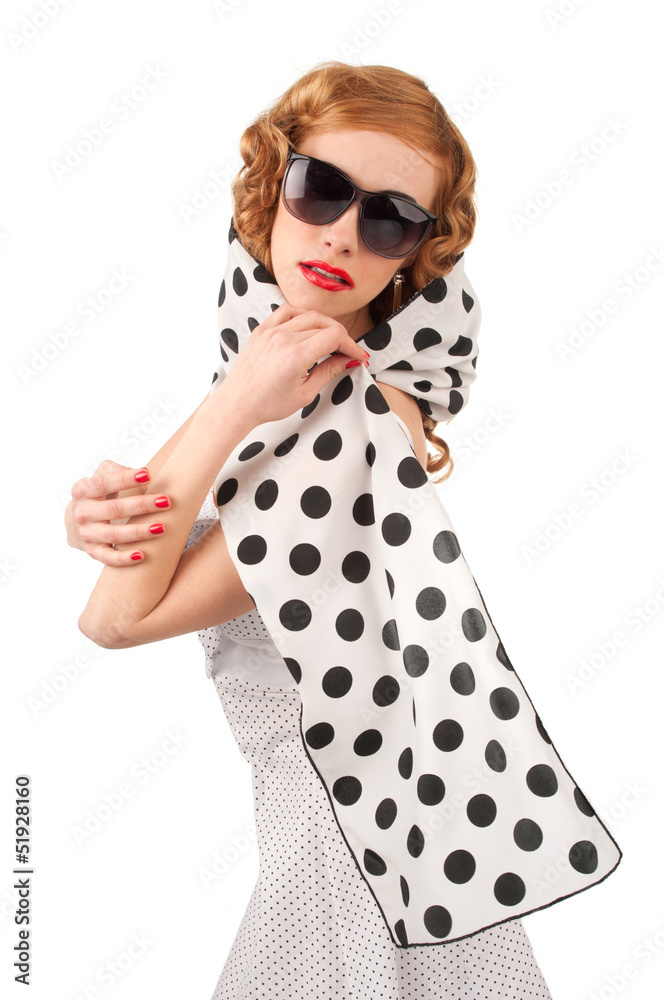 Obraz premium Retro woman