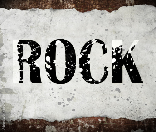 Grunge rock music poster #51929161