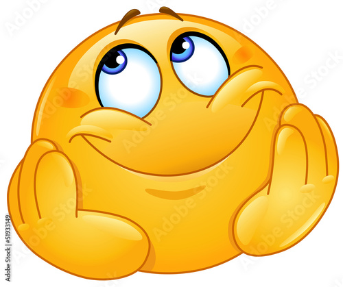 Dreamy emoticon
