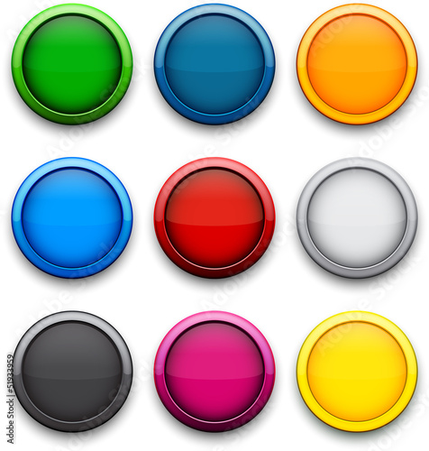 Free Download Round colorful icons. - GFXLoad