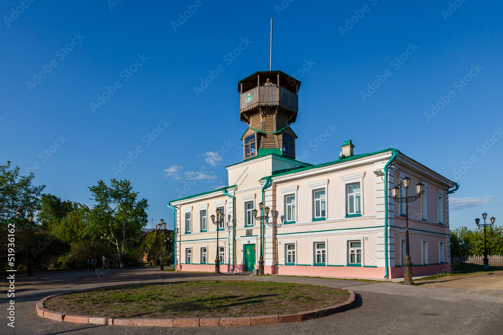 Museum of History on the Hill in the City of Tomsk, Russia
