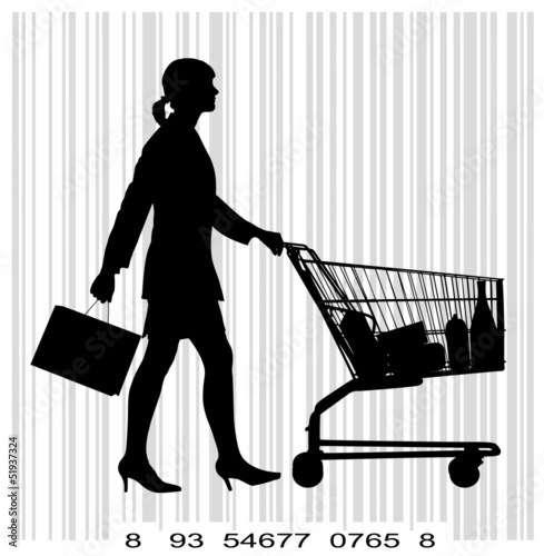 people with shopping