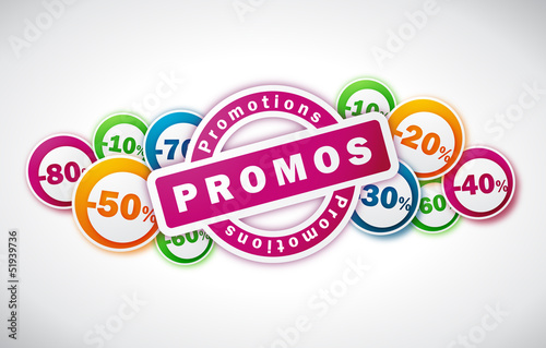 Promotions - Illustration vectorielle