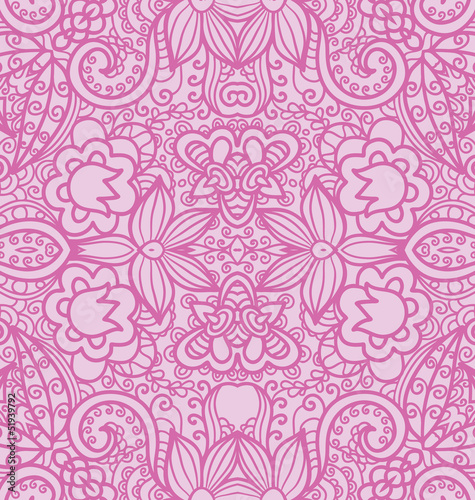 Floral Seamless Texture  pink