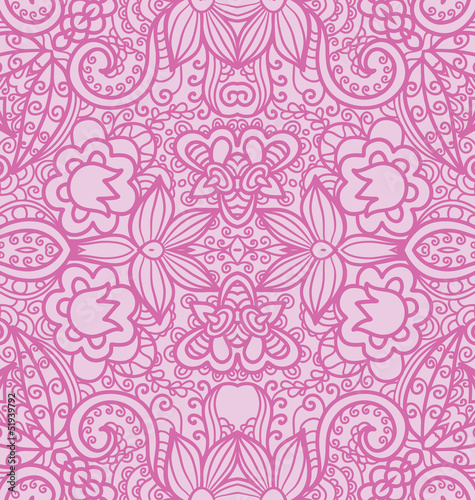 Floral Seamless Texture, pink
