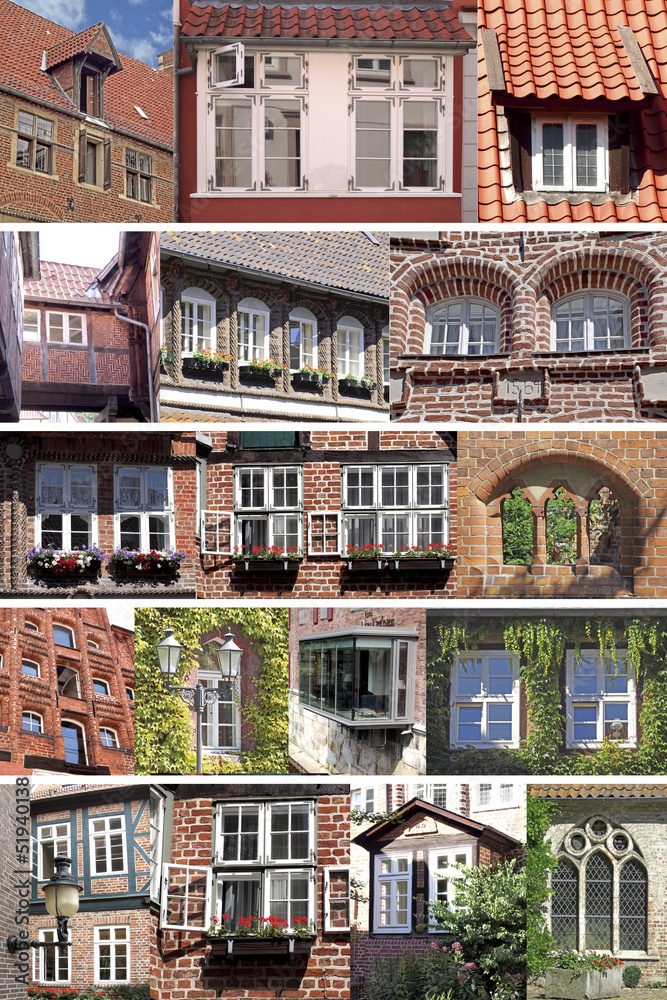 fenster von lueneburg - windows of lueneburg