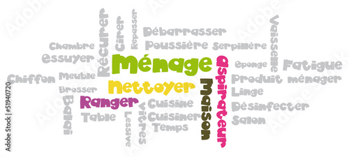 Nuage de Tags : Ménage