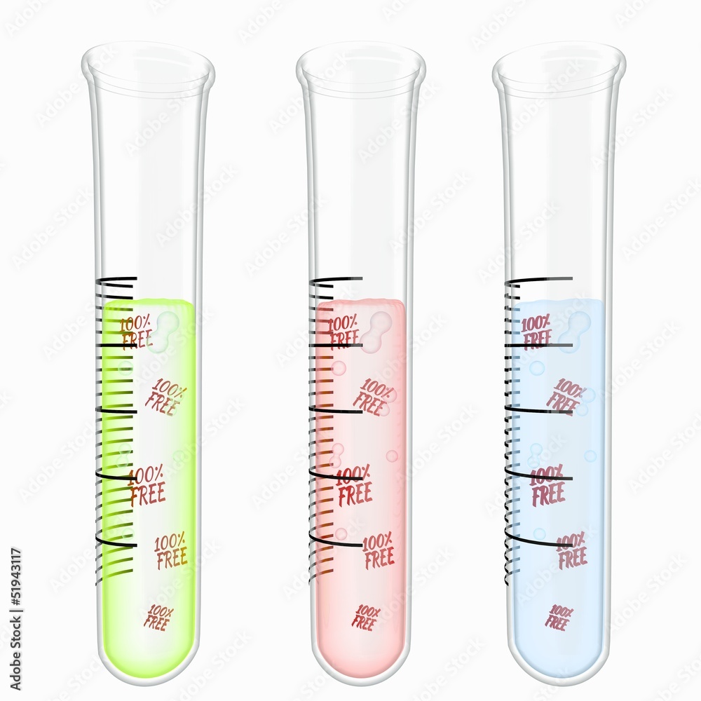 Illustration of a scientific free icon particles in test glass Illustration of a scientific free icon particles in test glass