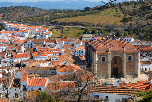 View of Aracena, a village of Huelva, Andalusia, Spain
