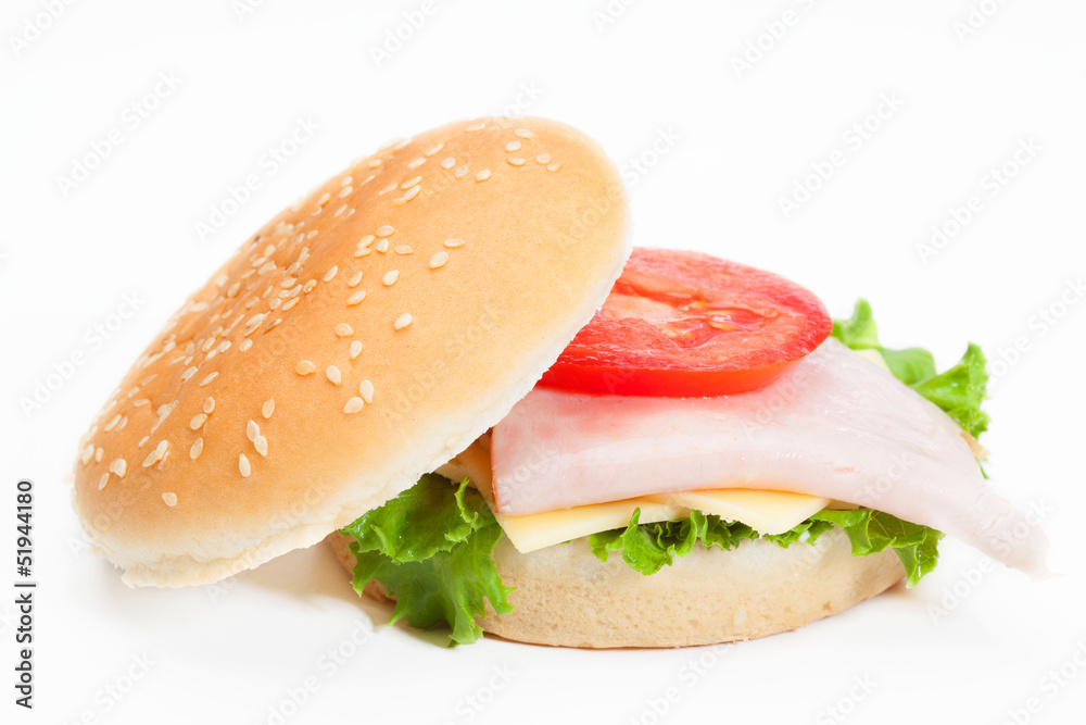 Sandwich on plate Sandwich on plate