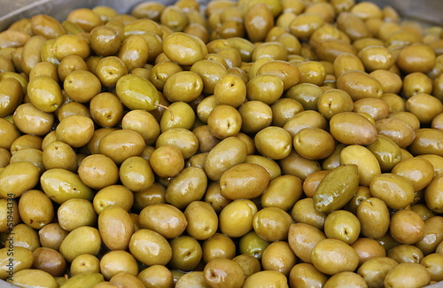 Olive verdi in salamoia