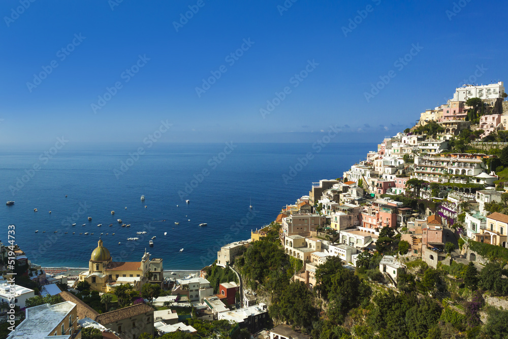 Positano, the jewel of the Amalfi Coast in Italy