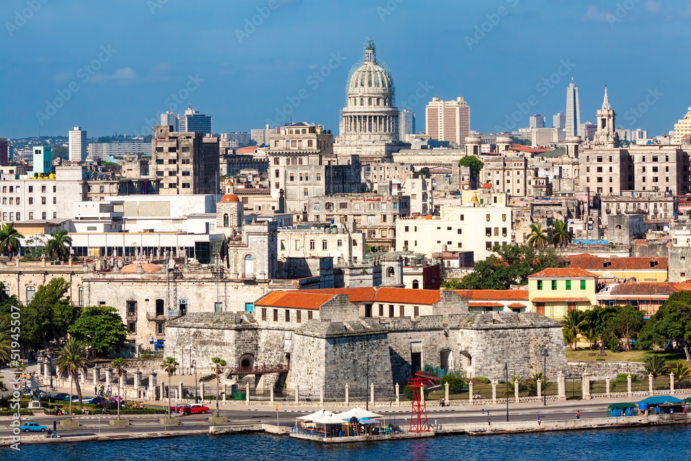 View of Havana featuring several  landmarks