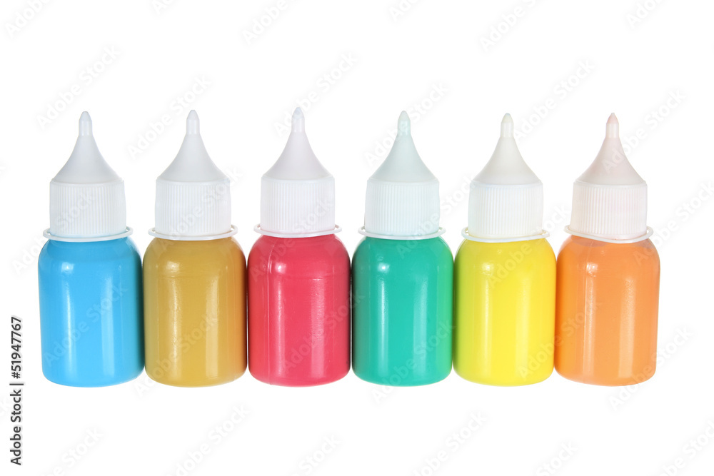 Bottles of Paint Bottles of Paint