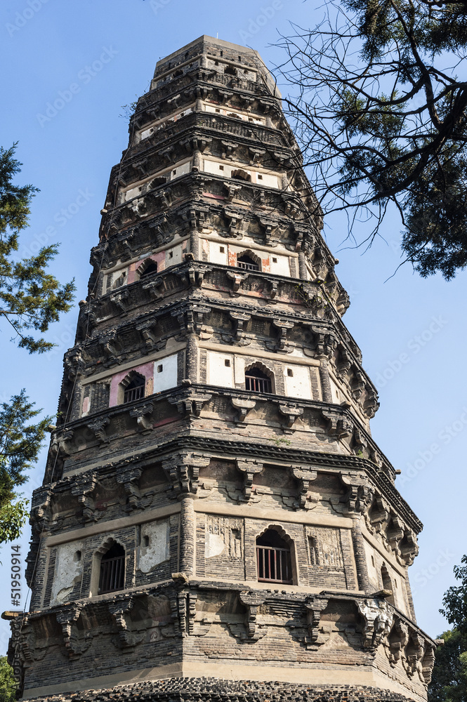 Tiger Hill pagoda in Suzhou