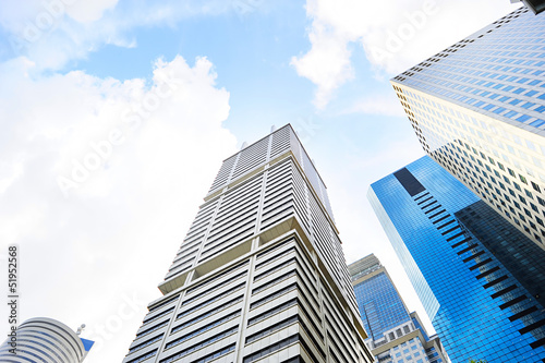 Modern skyscrapes