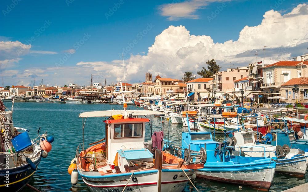Obraz Port in Aegina