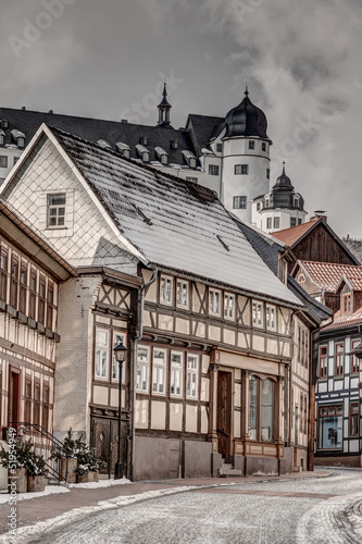 Stolberg im Harz mit Blick zum Schloss