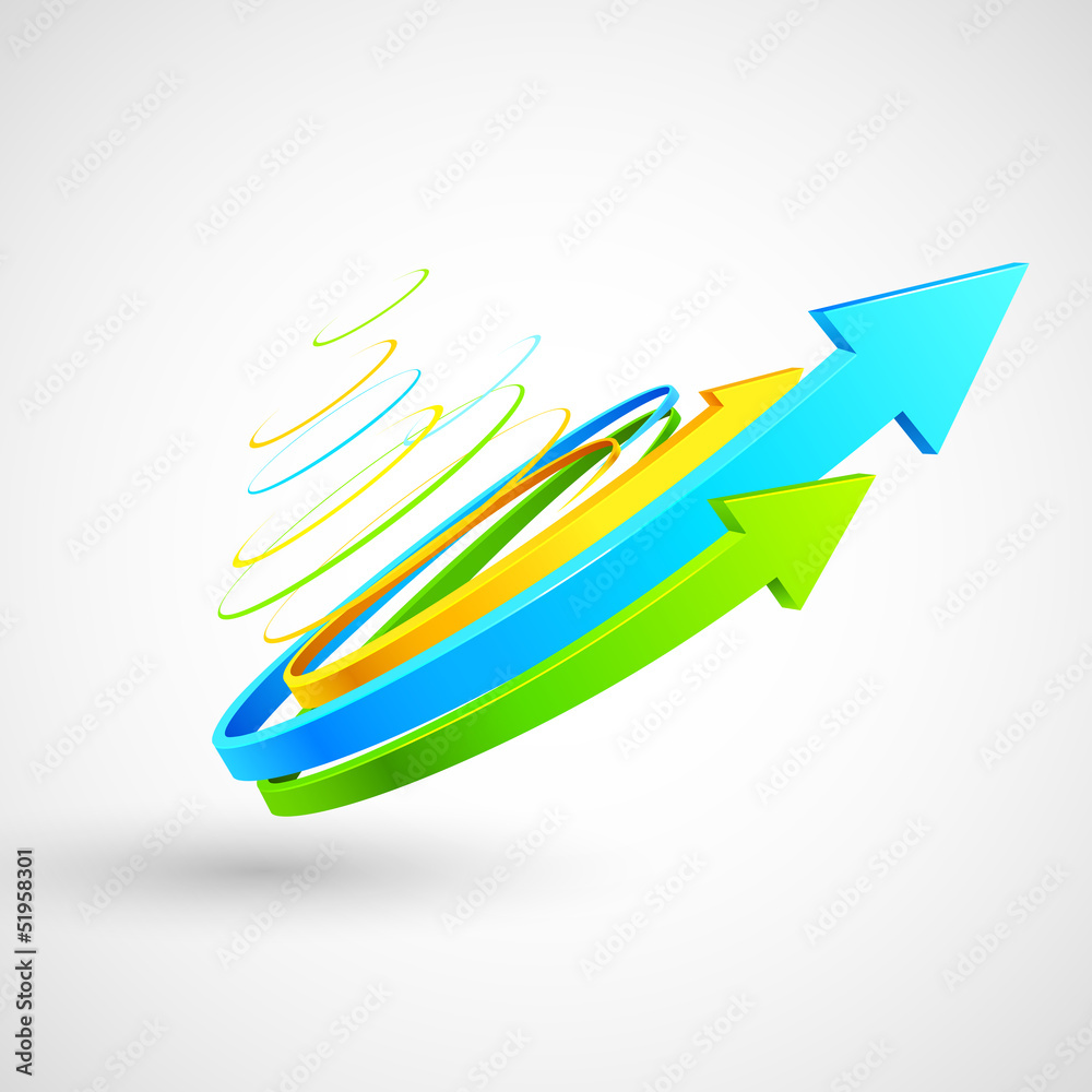 Colorful Twisted Arrow Colorful Twisted Arrow