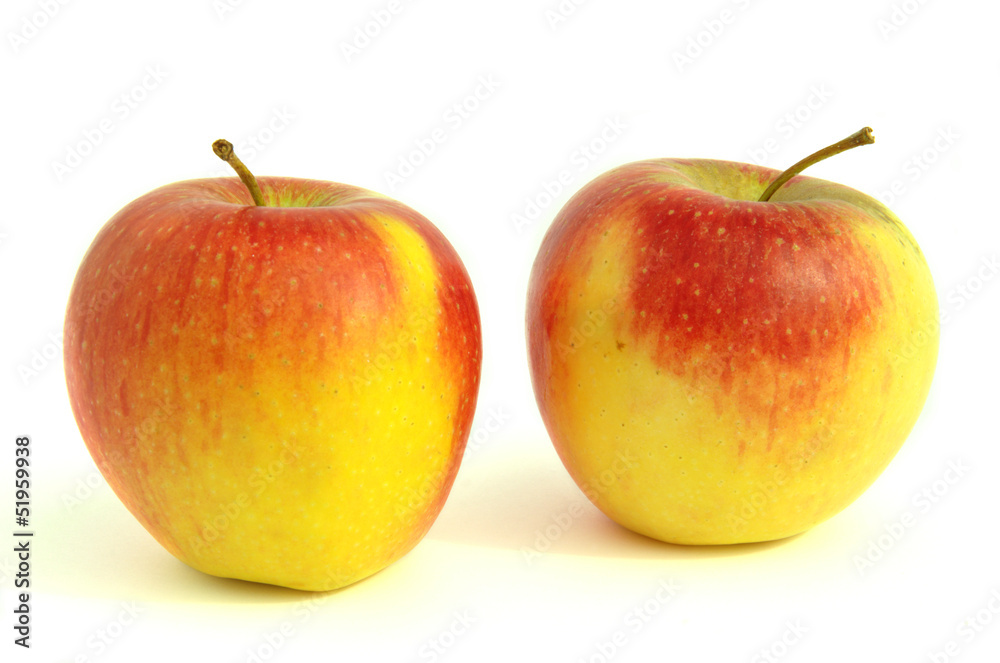 Yellow Red Apples