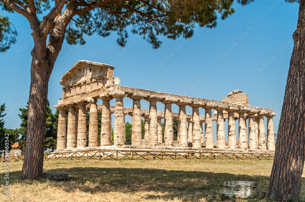 Fototapeta premium Paestum Temple