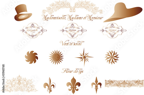 callicraphic French design elements