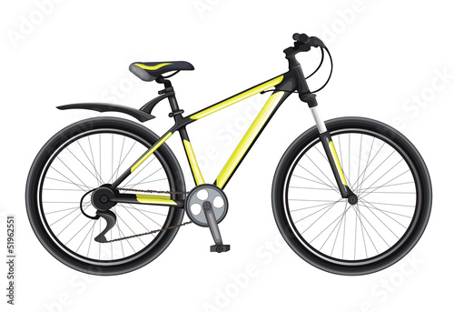 Black And Yellow Bike
