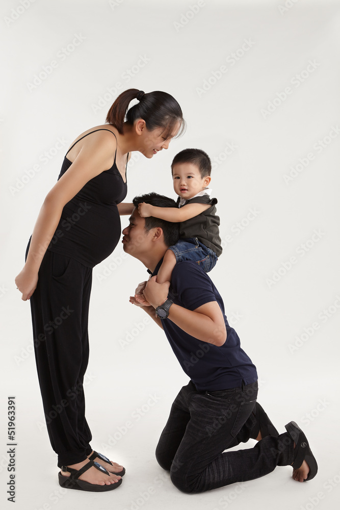 Obraz premium Young family