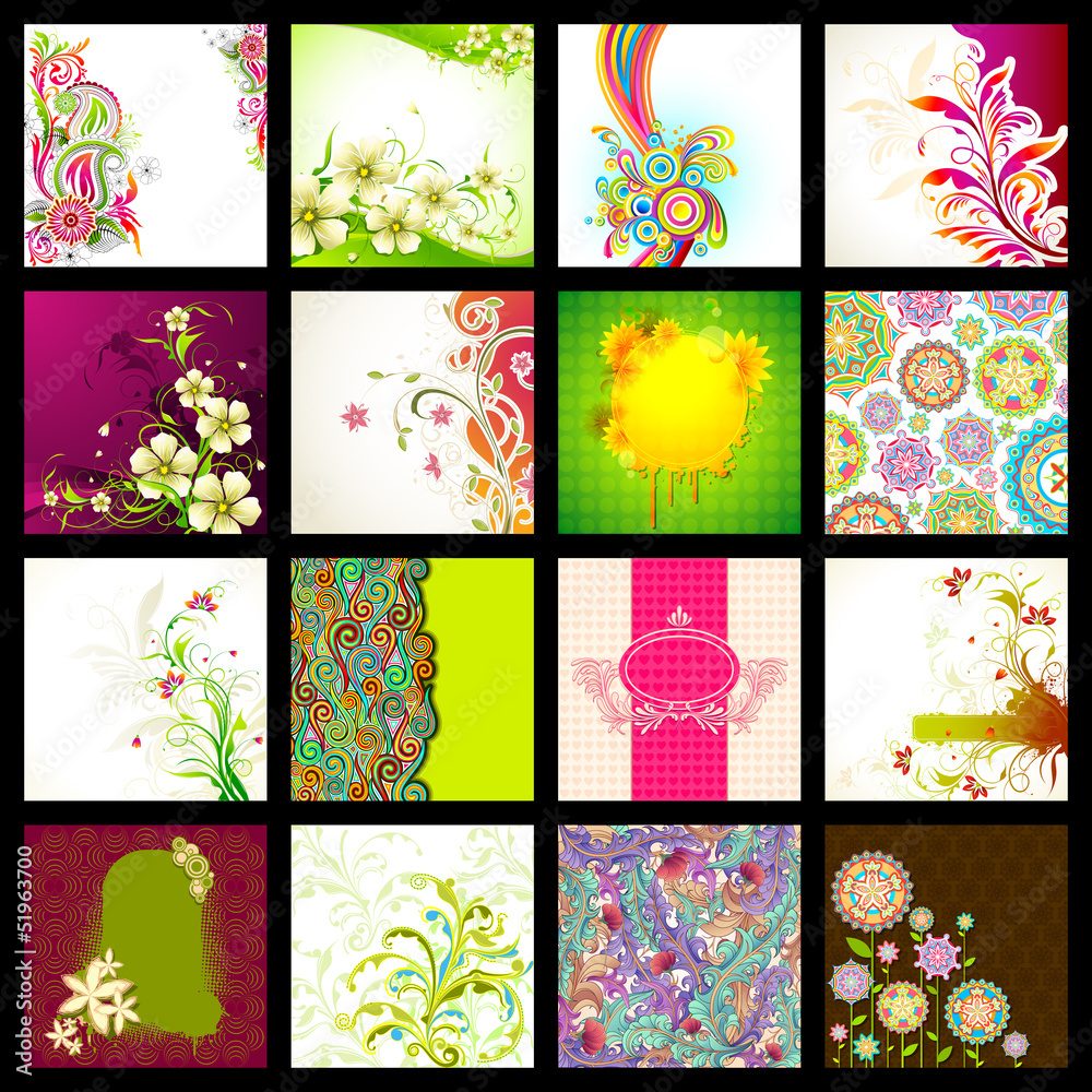 Obraz premium Vector Background Collection