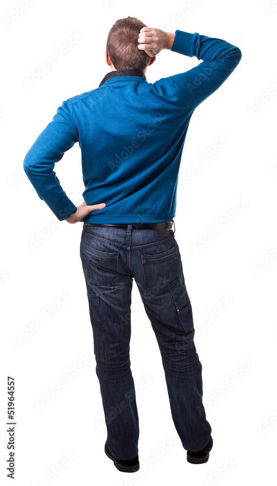 Fototapeta premium isolated man