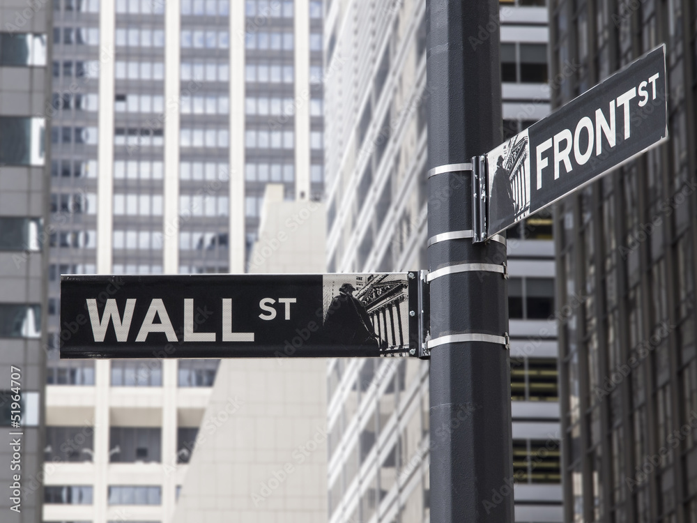 Wall Street sign