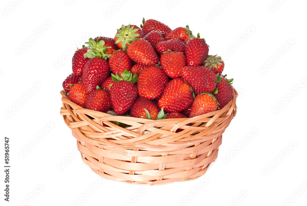 Basket of strawberries Basket of strawberries