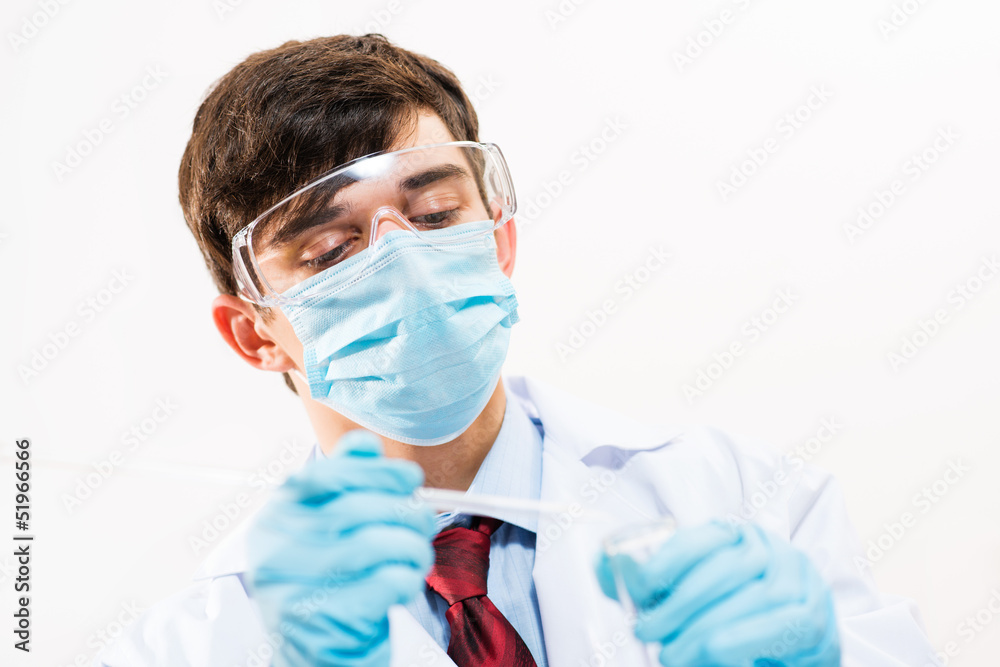 scientist working in the lab scientist working in the lab