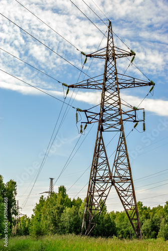 High voltage power lines