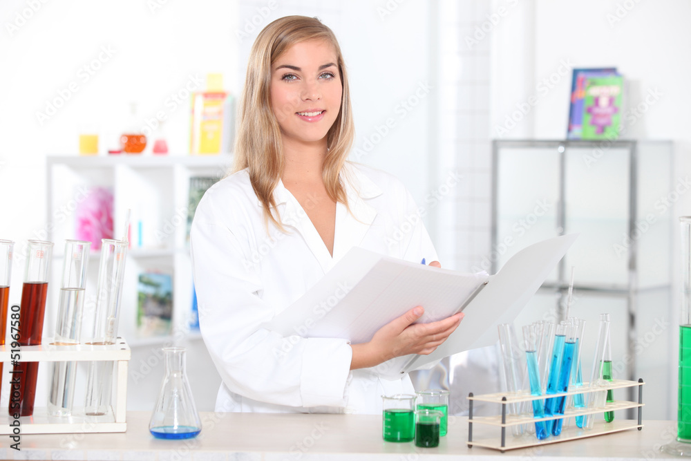 portrait of a lab assistant portrait of a lab assistant