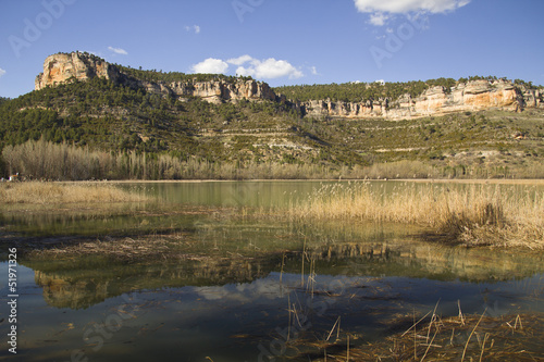 Pond in Range Park of Cuenca
