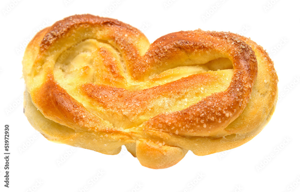 bun sprinkled with bun sprinkled with