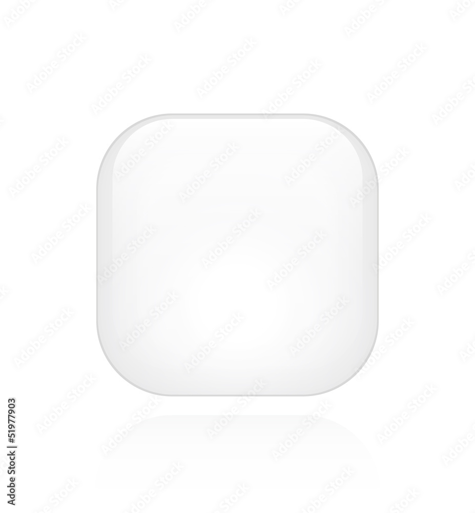 White Glossy Button White Glossy Button