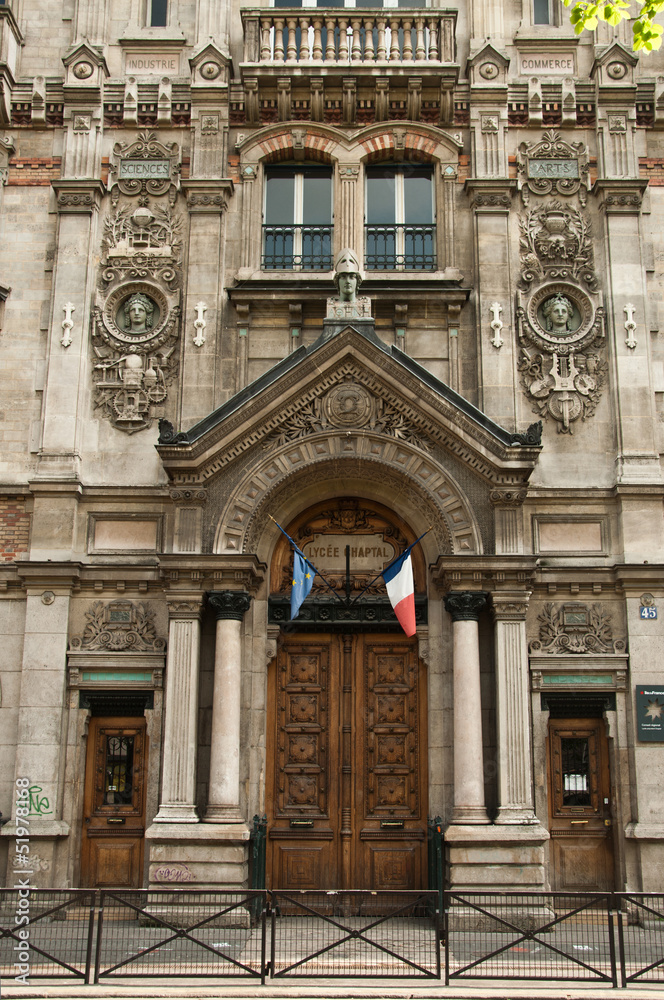 Lycée Chaptal à Paris 17ièm