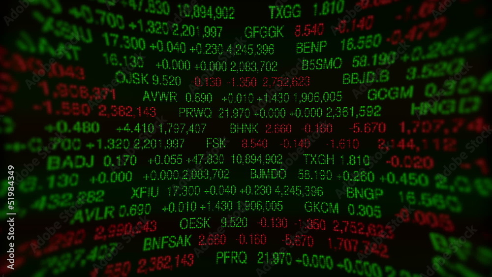 Stock Market Board (Loopable) Stock Market Board (Loopable)